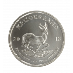 Pièce d'argent Krugerrand 1 once (+21% TVA)