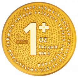 Gold coin Swiss Bullion 1+