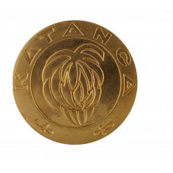 Gold coin 5 francs katanga