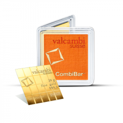 Gold bar CombiBar Valcambi 20x1g