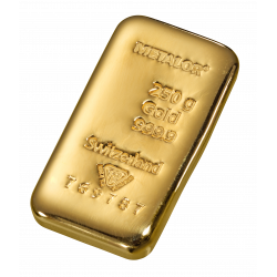 Ingot 250 grams gold