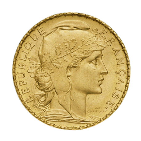Napoléon 20 Francs Laurés (France)