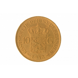 Gold coin Tientjes 10 Gulden