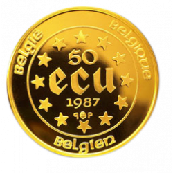 Gold coin 50 ECU