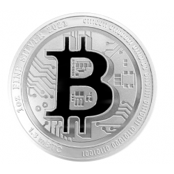 Bitcoin 1 Once en argent