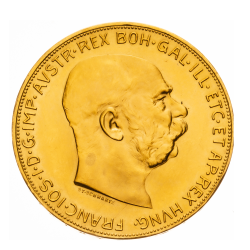 Pièce d'or 100 couronnes d'Autriche