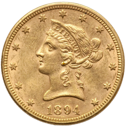 Liberty 10 dollar gold coin