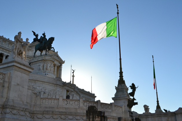 Italië en Europa onder spanning.