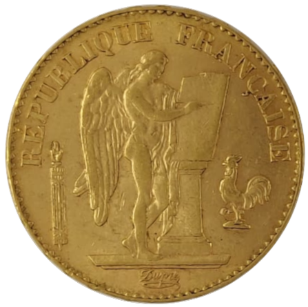 20 francs napoléons Ange avers